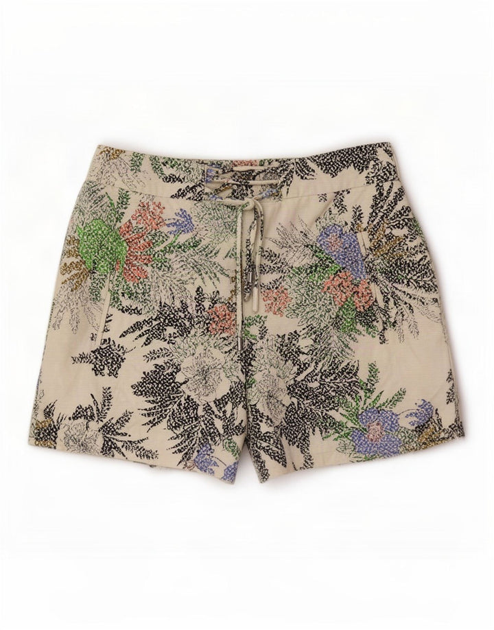 Zara Womens Casual Shorts Medium W28 Multicoloured Floral