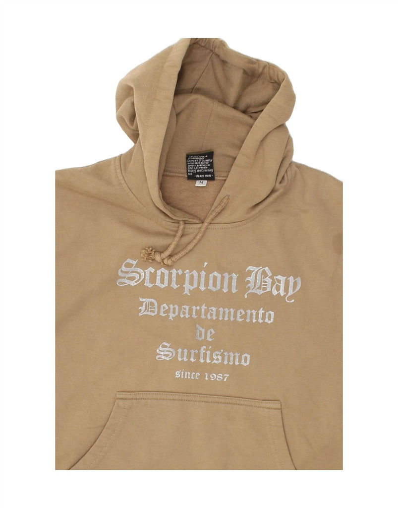 SCORPION BAY Boys Graphic Hoodie Jumper 9-10 Years Medium Brown Cotton | Vintage Scorpion Bay | Thrift | Second-Hand Scorpion Bay | Used Clothing | Messina Hembry 