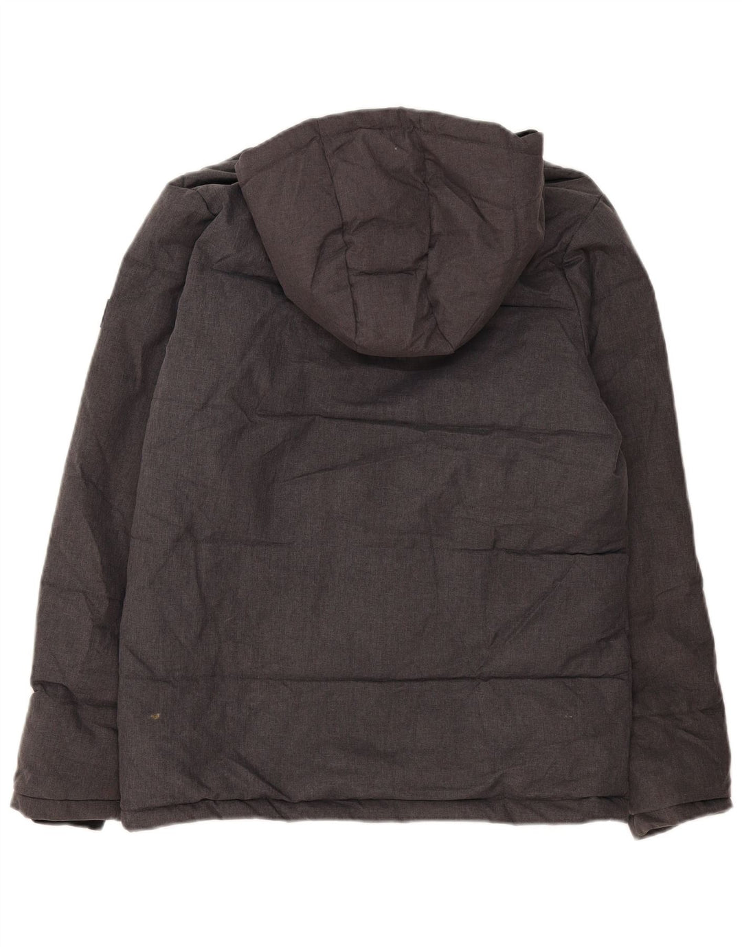 Jack & Jones Boys Hooded Padded Jacket 15-16 Years Grey Flecked
