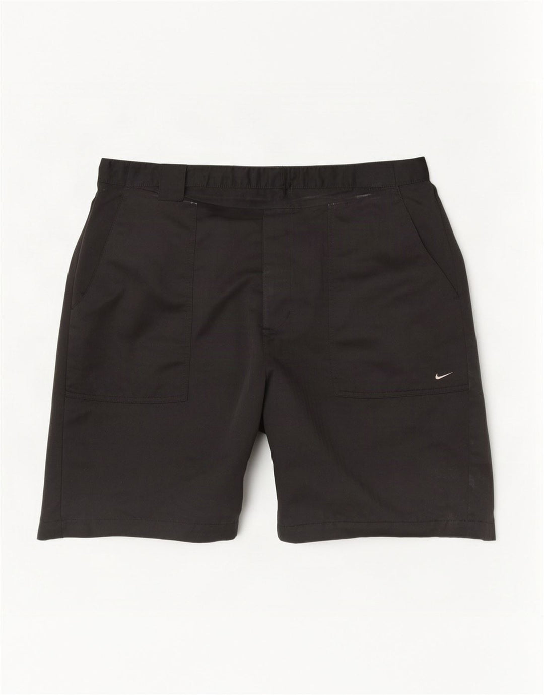 Nike Mens Chino Shorts W38 XL Black Polyester