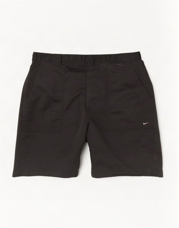 Nike Mens Chino Shorts W38 XL Black Polyester