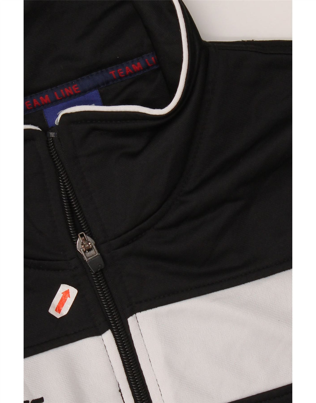 Asics Mens Graphic Tracksuit Top Jacket Medium Black Colourblock Polyester