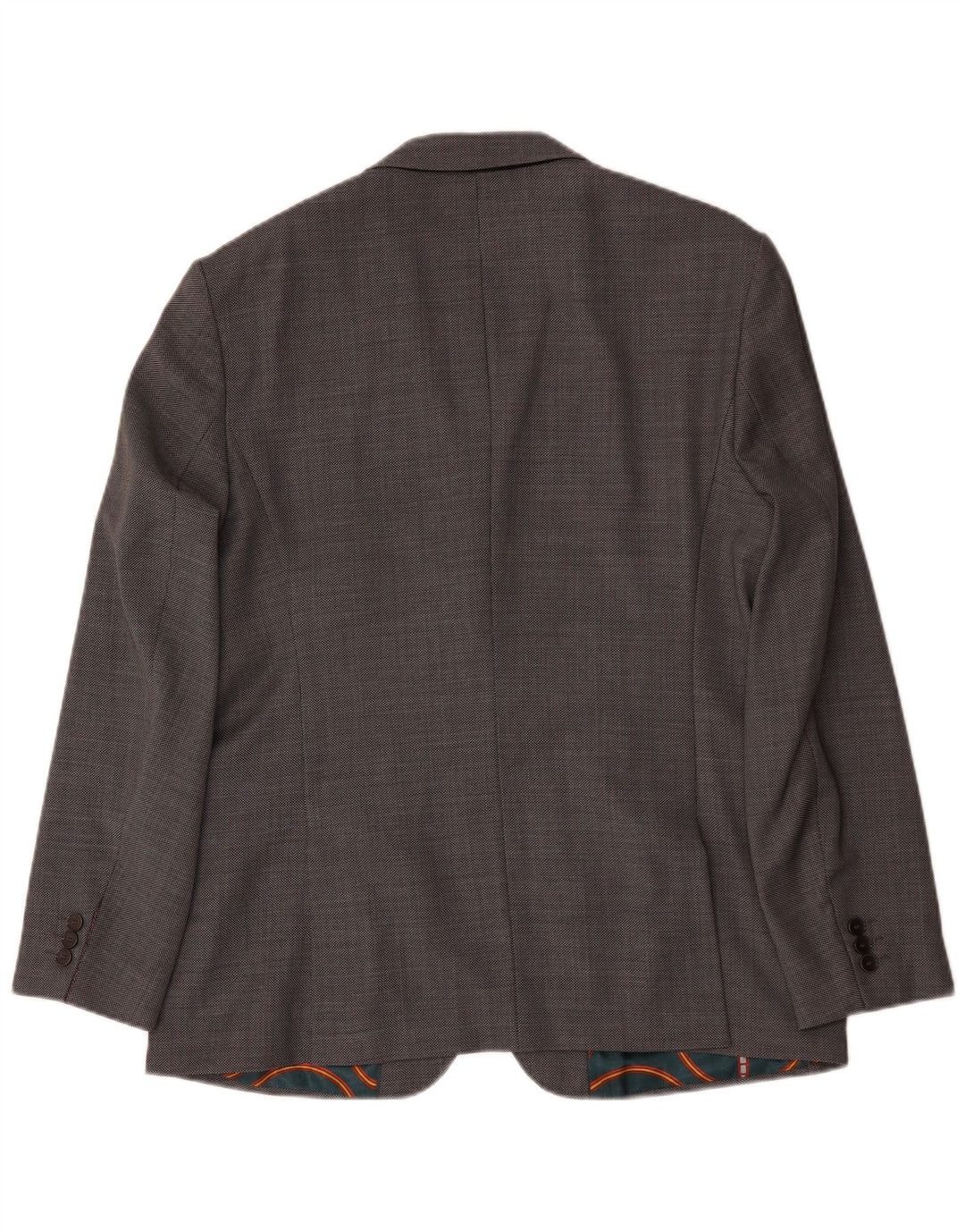 Ted Baker Mens Regular Fit 2 Button Blazer Jacket UK 44 2XL Grey Wool
