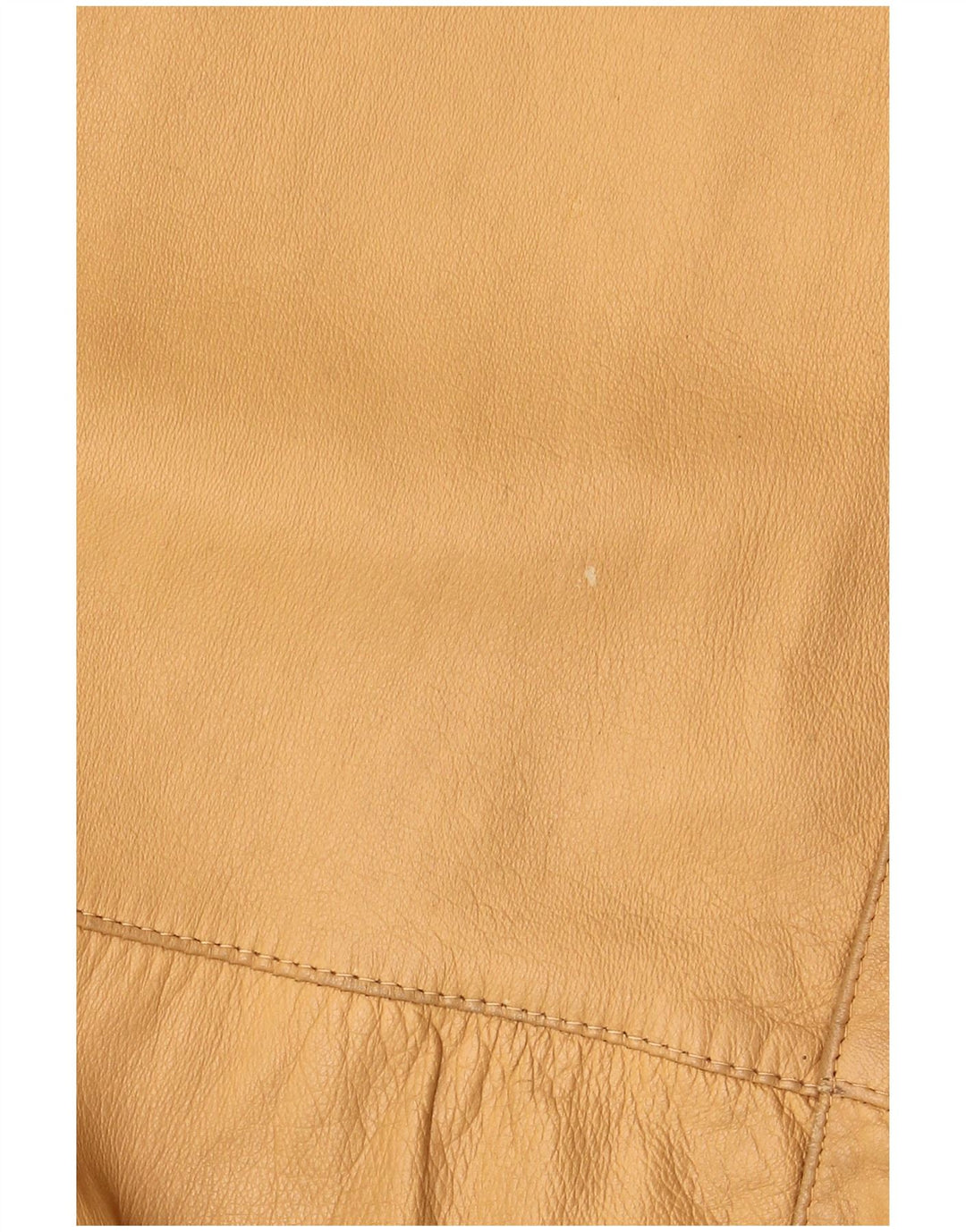 Essebi Mens Bomber Leather Jacket IT 56 3XL Beige Leather