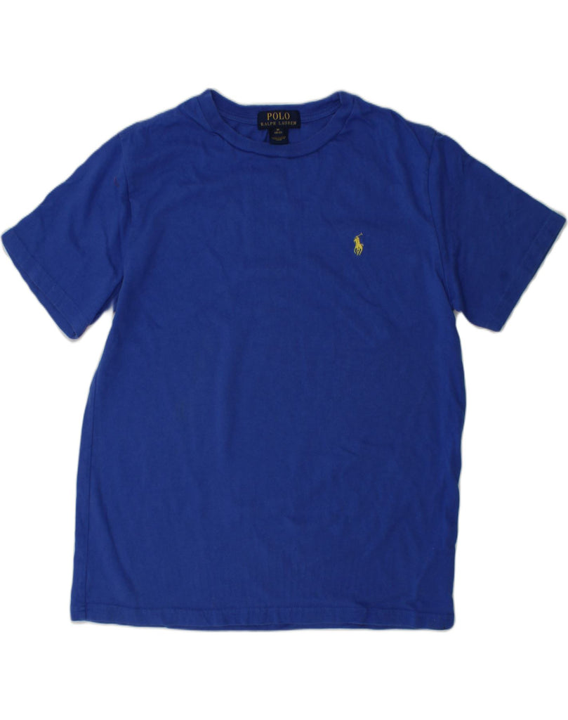 POLO RALPH LAUREN Boys T-Shirt Top 10-11 Years Medium  Blue Cotton | Vintage Polo Ralph Lauren | Thrift | Second-Hand Polo Ralph Lauren | Used Clothing | Messina Hembry 