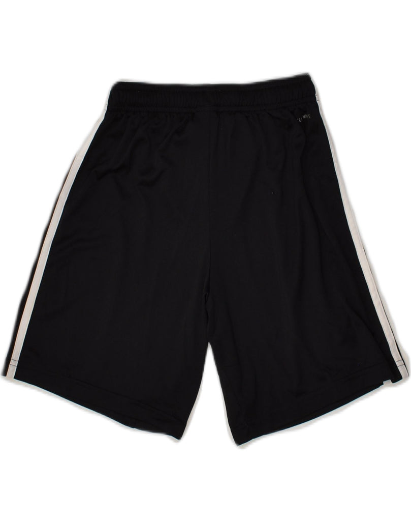 ADIDAS Boys Graphic Sport Shorts 11-12 Years Black Polyester | Vintage Adidas | Thrift | Second-Hand Adidas | Used Clothing | Messina Hembry 