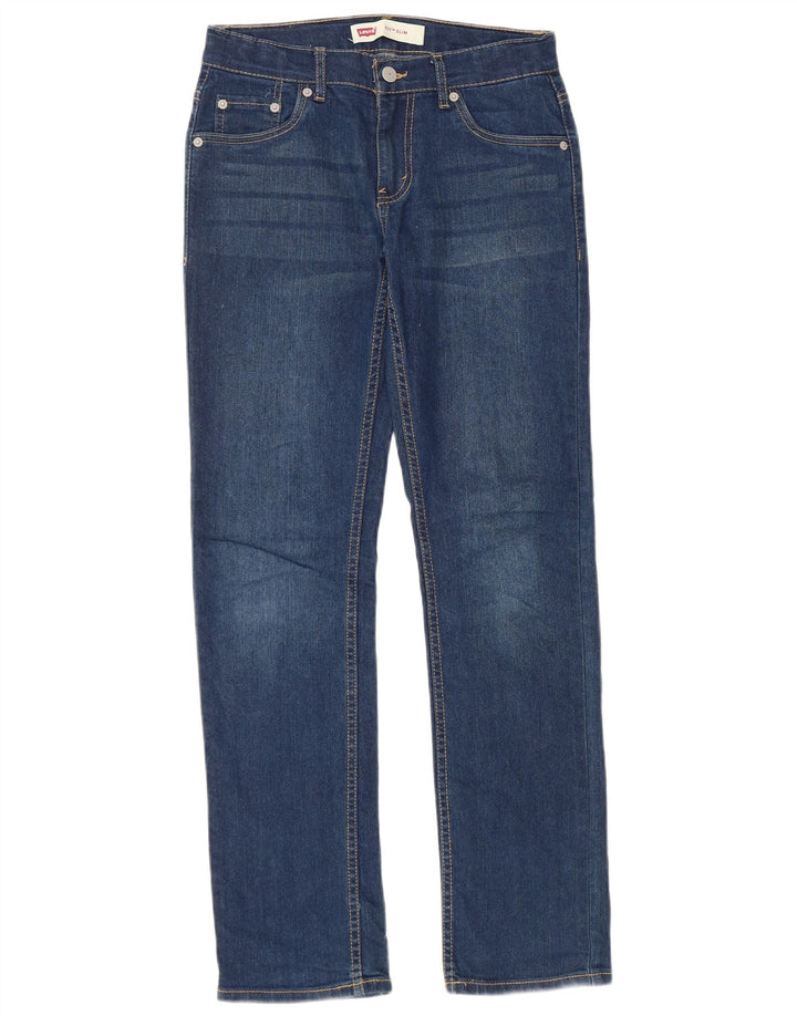 Levi's Boys 511 Slim Jeans 13-14 Years W28 L30 Blue Cotton