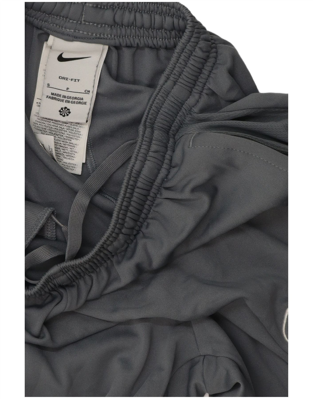 Nike Mens Dri Fit Tracksuit Trousers Small Grey Polyester