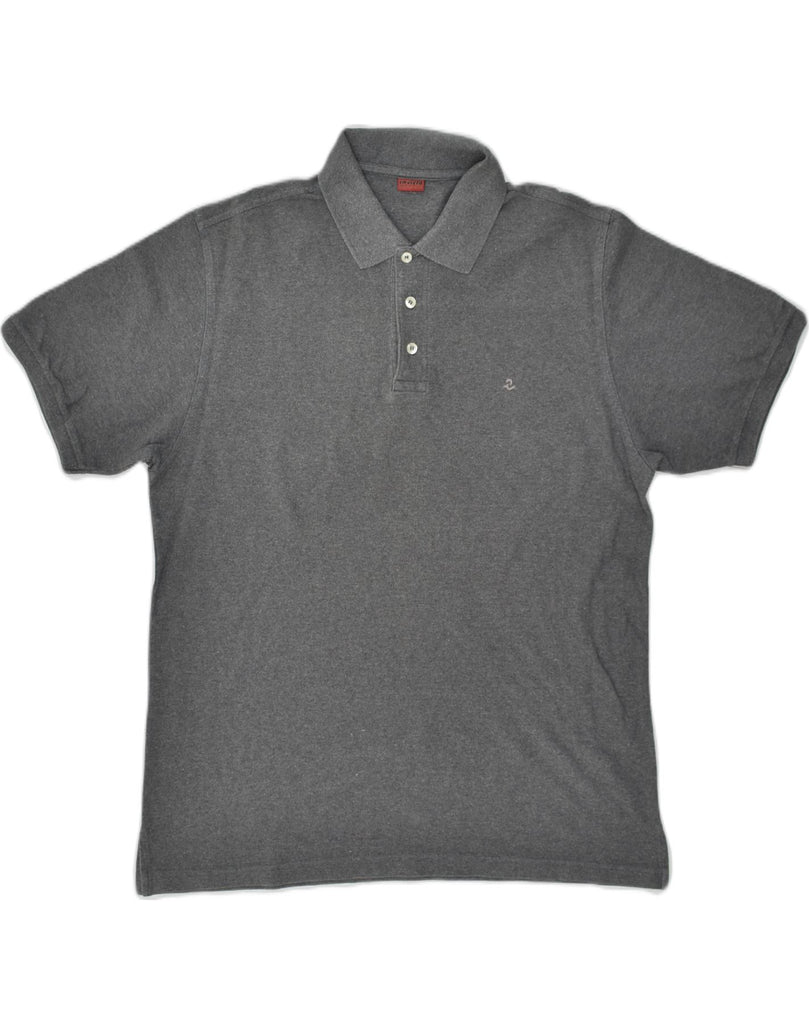 INVICTA Mens Polo Shirt Large Grey Cotton | Vintage Invicta | Thrift | Second-Hand Invicta | Used Clothing | Messina Hembry 