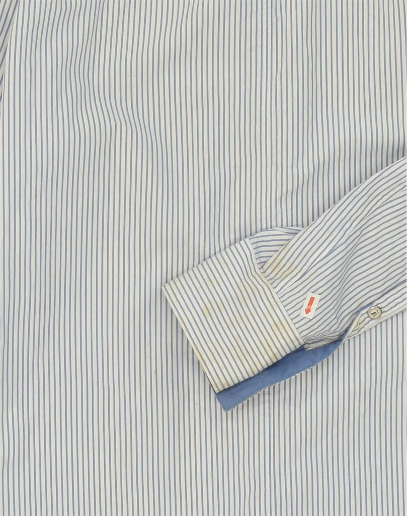 JACK & JONES Mens Shirt Medium Grey Pinstripe Cotton | Vintage Jack & Jones | Thrift | Second-Hand Jack & Jones | Used Clothing | Messina Hembry 