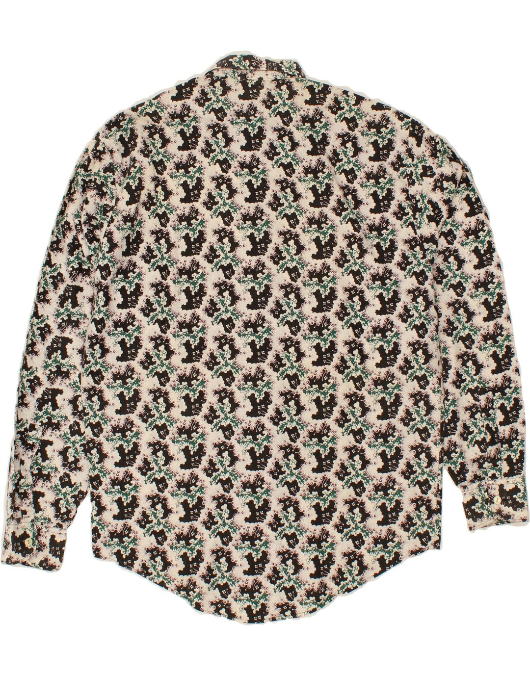 POP 84 Mens Abstract Pattern Shirt Small Multicoloured Cotton Vintage POP 84 and Second-Hand POP 84 from Messina Hembry 