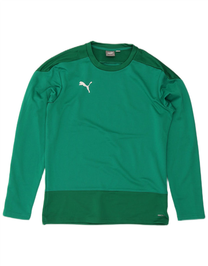 Puma Mens Top Long Sleeve Medium Green