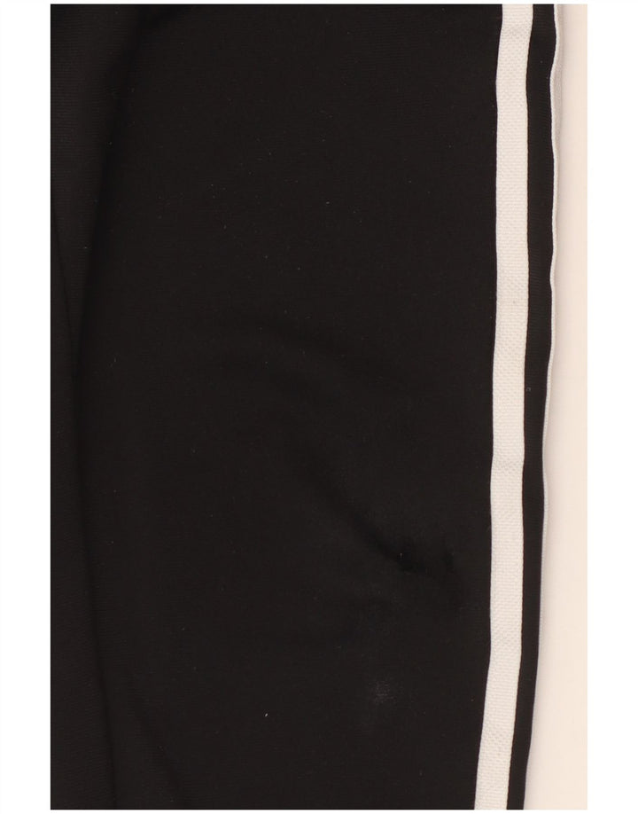 Adidas Boys Tracksuit Trousers Joggers 11-12 Years Black Polyester