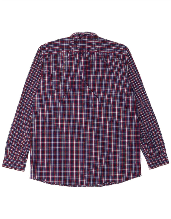 Angelo Litrico Mens Shirt XL Blue Check Cotton