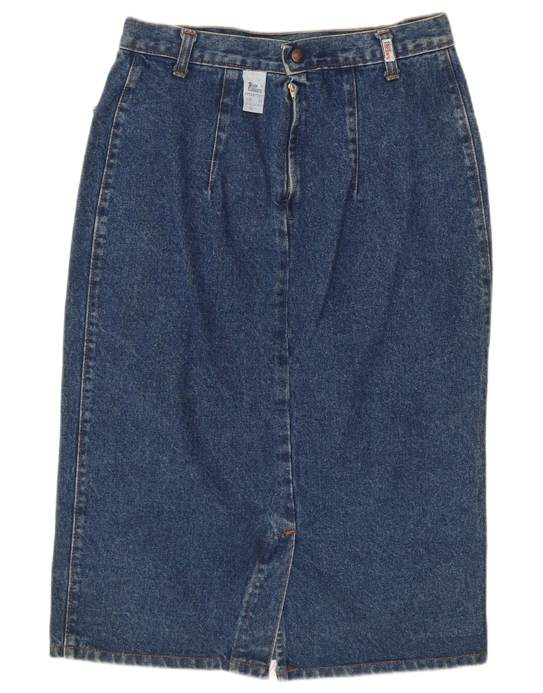ROY ROGERS Womens Denim Skirt W32 Large Blue Cotton