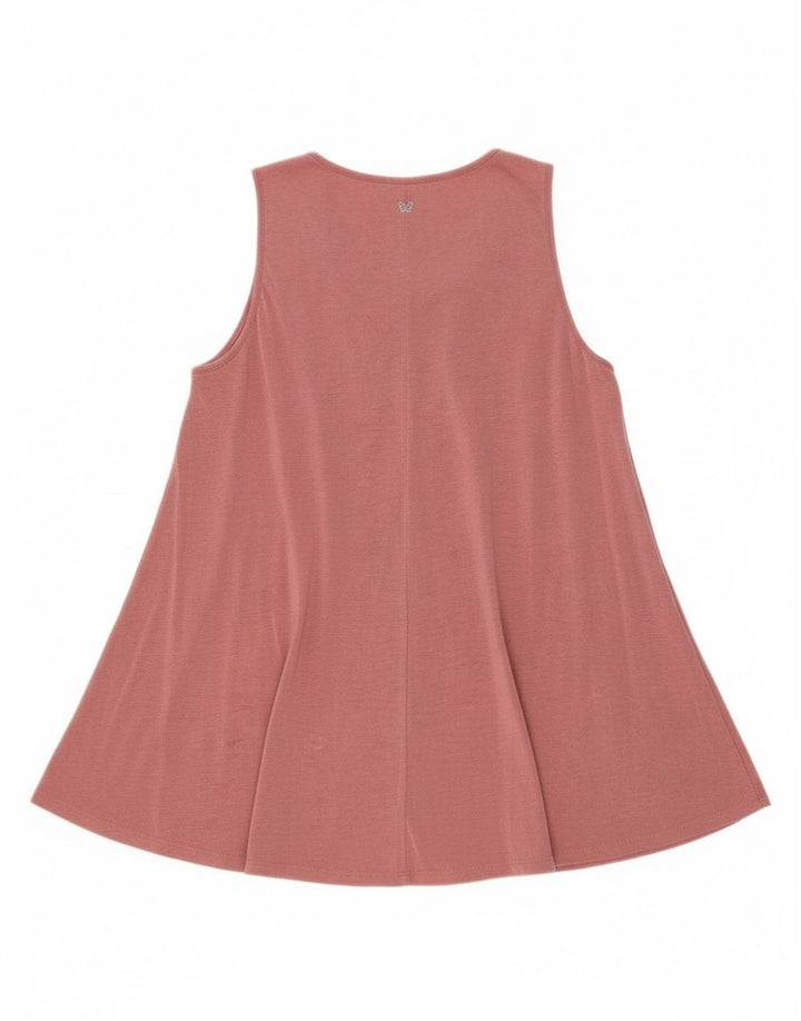 Max Mara Womens Weekend Sleeveless Blouse Top UK 12 Medium Pink Lyocell