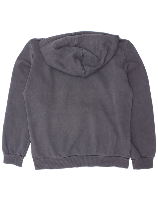 Puma Boys Graphic Hoodie Jumper 11-12 Years Navy Blue Cotton