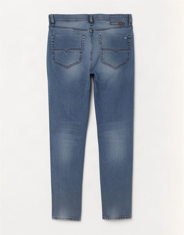 Diesel Mens Tepphar Carrot Slim Jeans W32 L30 Blue Cotton