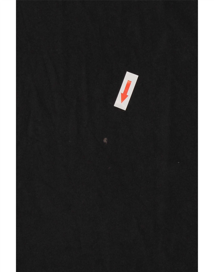 Nike Mens T-Shirt Top Small Black Cotton