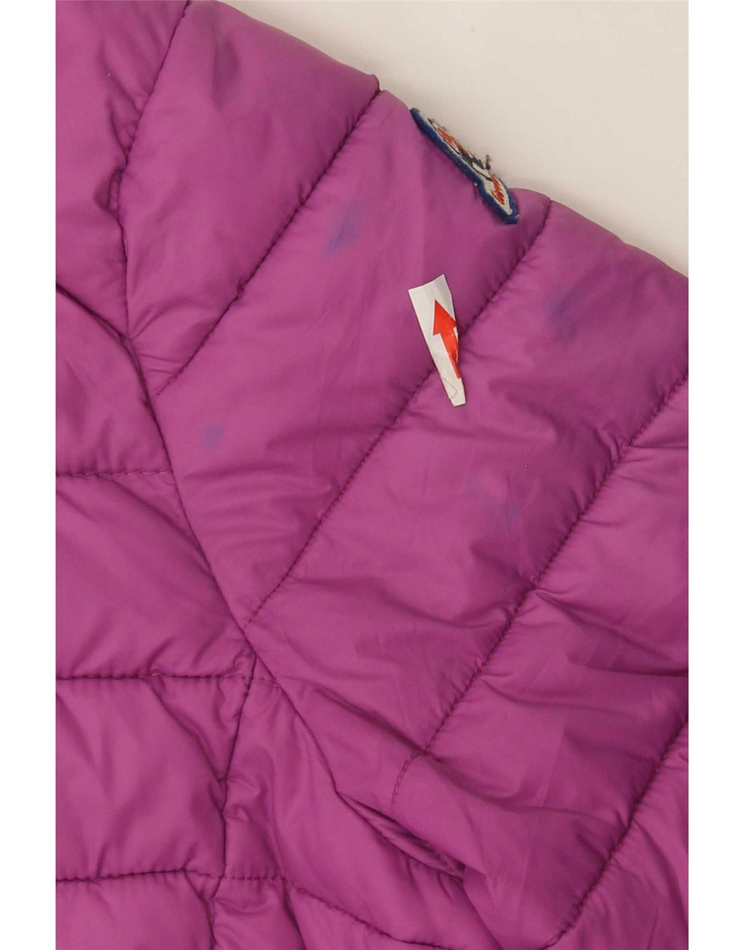 Invicta Womens Hooded Padded Jacket UK 18 XL Purple Polyamide