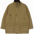 Marks & Spencer Mens Windbreaker Jacket UK 44/46 XL Khaki Cotton