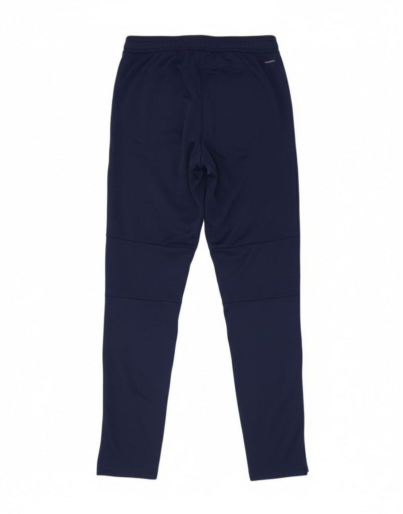 ADIDAS Boys Climacool Tracksuit Trousers 15-16 Years  Navy Blue Polyester Vintage Adidas and Second-Hand Adidas from Messina Hembry 