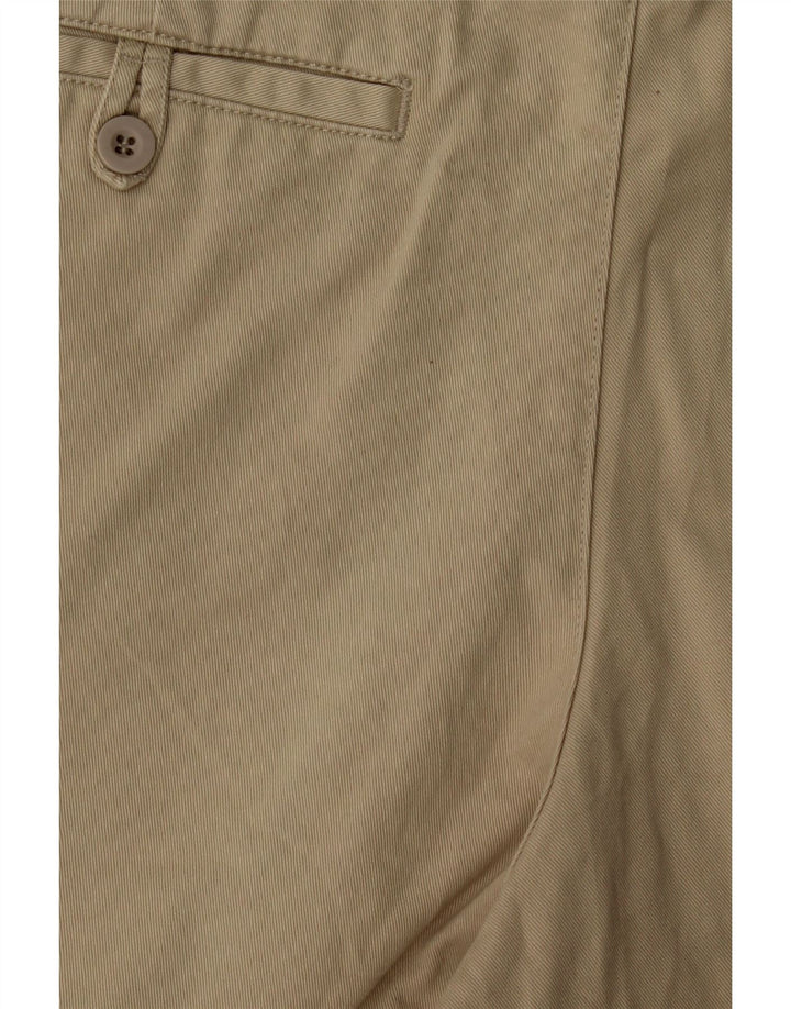 MARKS & SPENCER Mens Chino Shorts W34 Large Beige Cotton