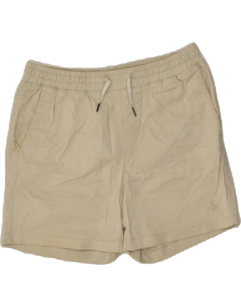 JACK & JONES Mens Sport Shorts  Medium Beige Cotton | Vintage Jack & Jones | Thrift | Second-Hand Jack & Jones | Used Clothing | Messina Hembry 