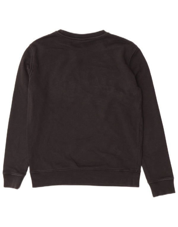 Hugo Boss Girls Graphic Sweatshirt Jumper 13-14 Years Small Black Cotton