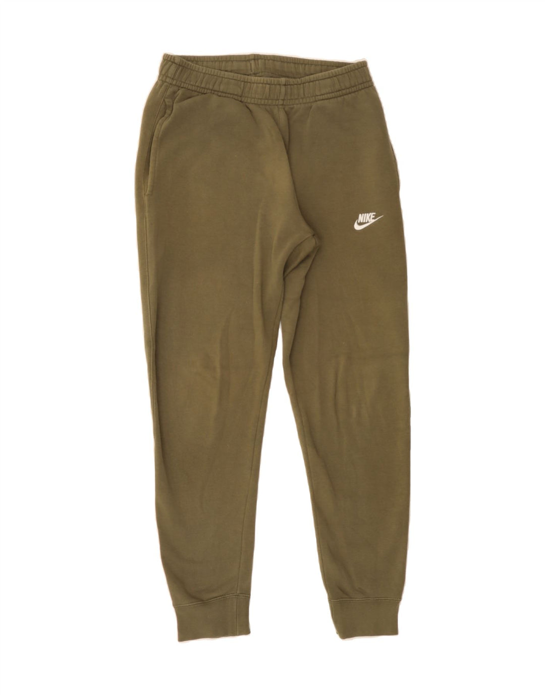 NIKE Mens Tracksuit Trousers Joggers Small  Khaki Cotton Vintage Nike and Second-Hand Nike from Messina Hembry 