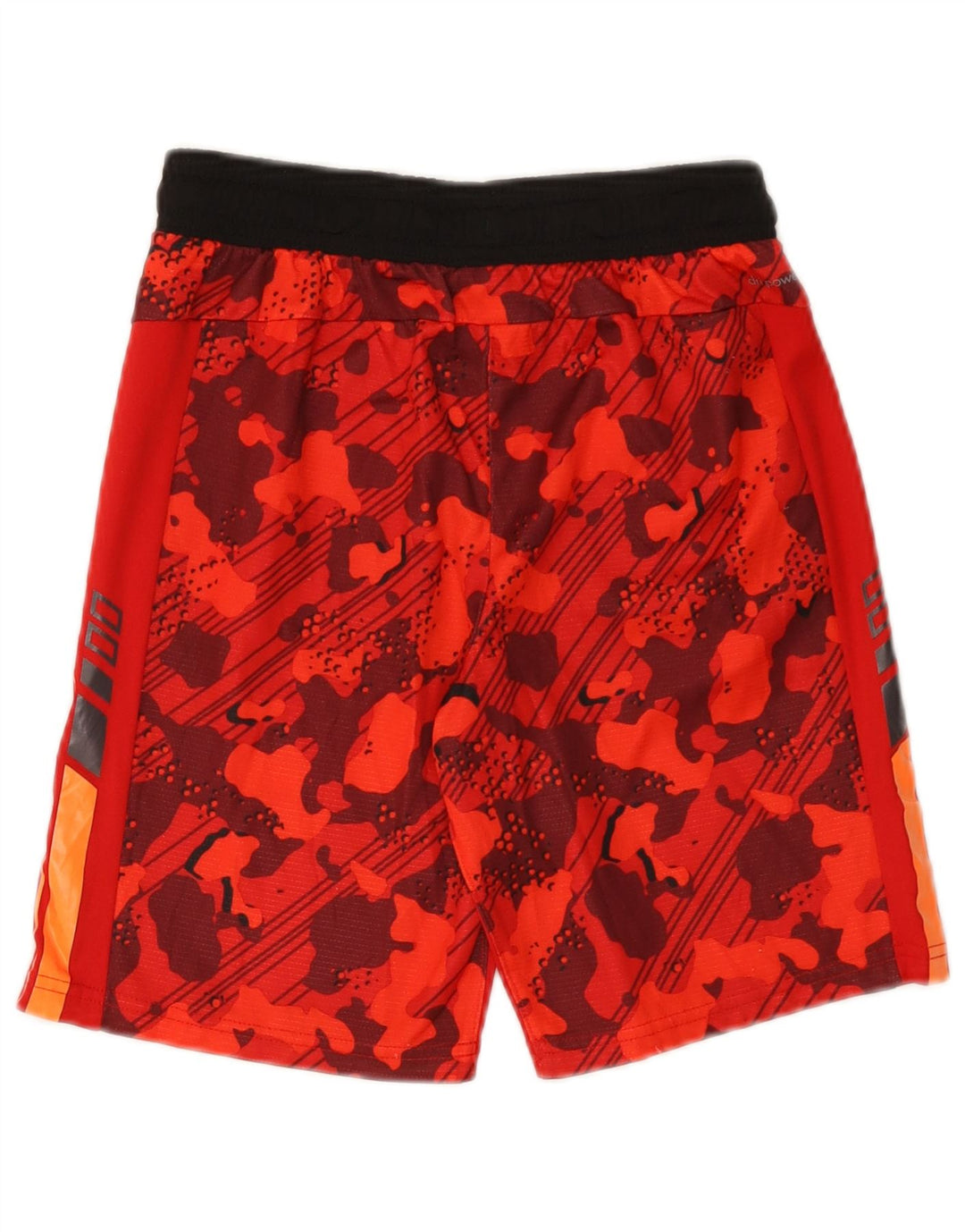 RUSSELL ATHLETIC Boys Sport Shorts 10-11 Years Large Red Camouflage