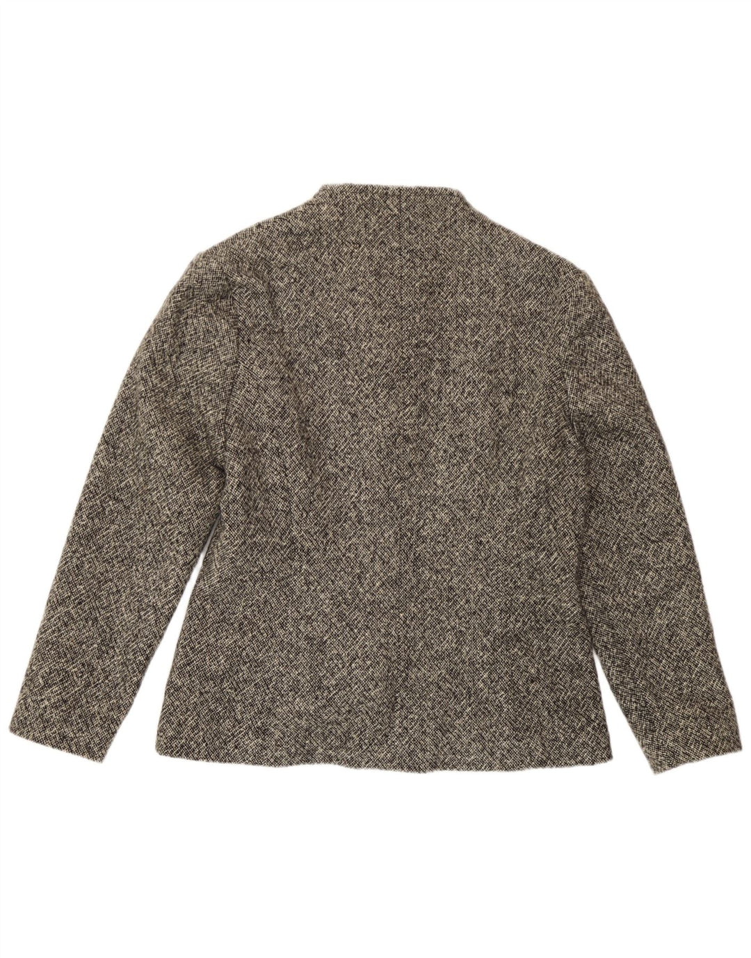 Vintage Womens 3 Button Blazer Jacket UK 12 Medium Grey Flecked