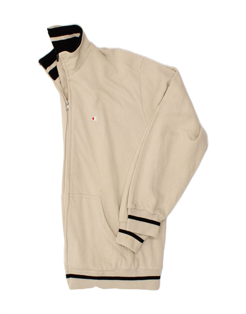 CHAMPION Mens Tracksuit Top Jacket XL Beige Cotton Vintage Champion and Second-Hand Champion from Messina Hembry 