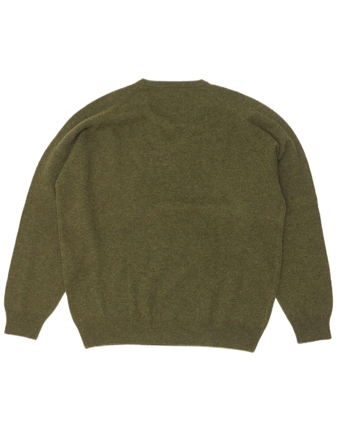 Kappa Mens V-Neck Jumper Sweater 2XL Khaki Virgin Wool