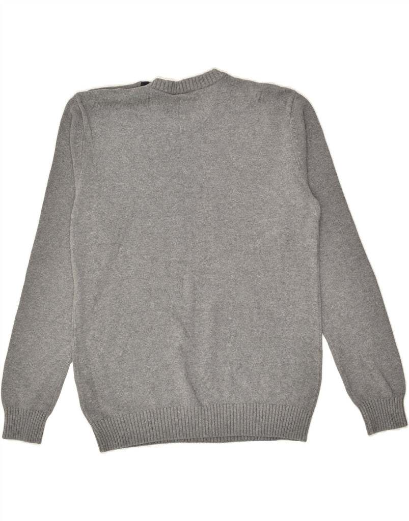 JACK & JONES Mens Crew Neck Jumper Sweater Medium Grey Cotton | Vintage Jack & Jones | Thrift | Second-Hand Jack & Jones | Used Clothing | Messina Hembry 