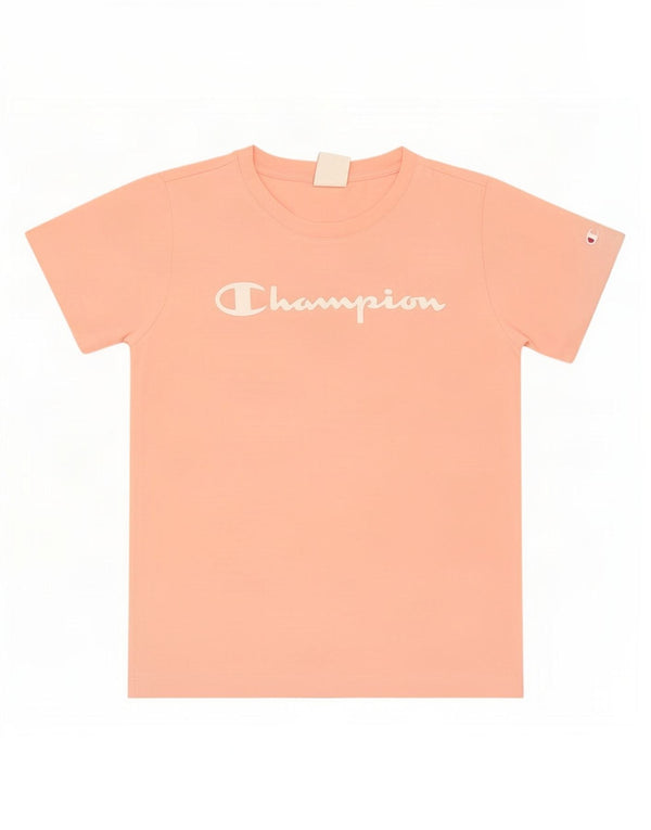 Champion Girls Graphic T-Shirt Top 13-14 Years XL Pink Cotton