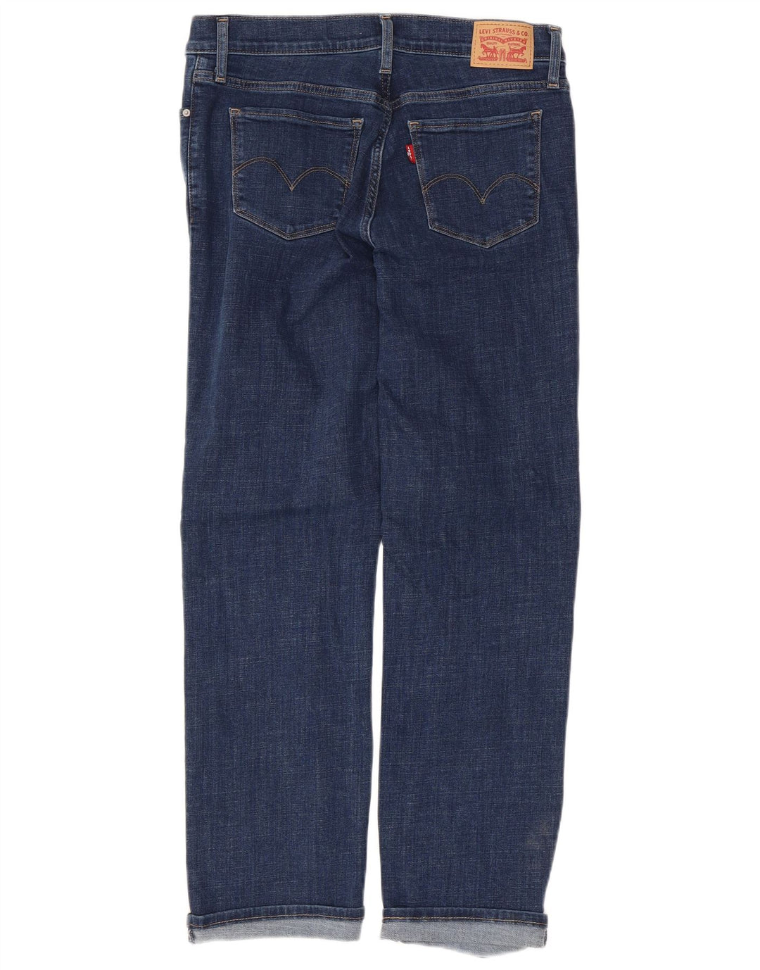 Levi's Womens 314 Shaping Straight Jeans W28 L27 Blue Cotton