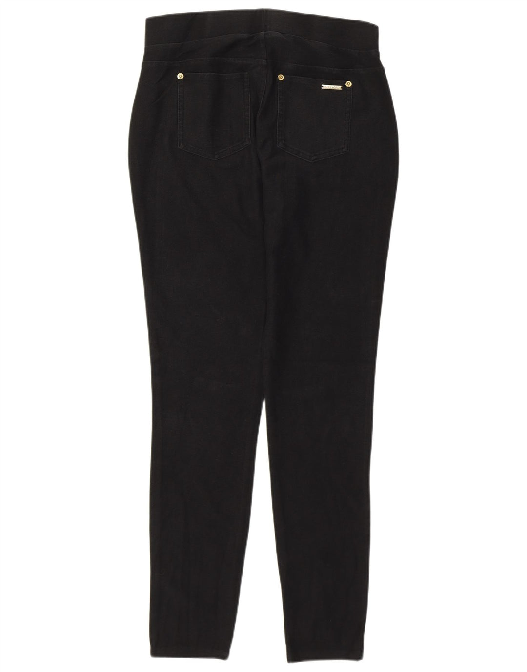 Michael Kors Womens Leggings UK 14 Medium Black Cotton