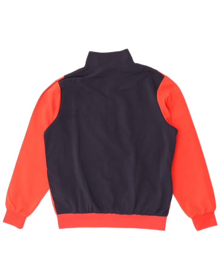 Kappa Mens Tracksuit Top Jacket Large Navy Blue Colourblock Polyester
