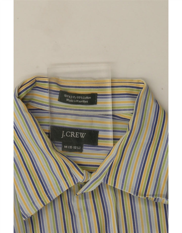 J. Crew Mens Shirt Size 15 1/2 Medium Multicoloured Striped Cotton