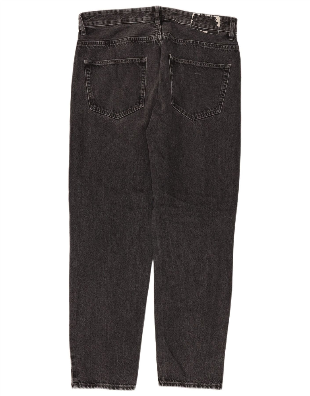 Zara Womens High Waist Jeans EU 42 Large W32 L30 Grey