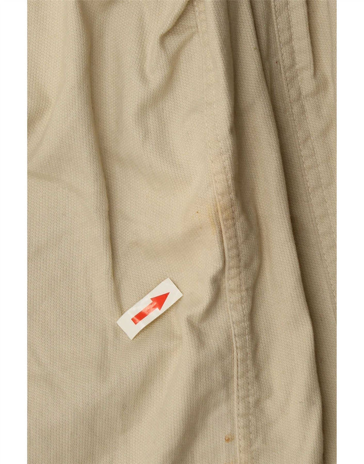 Barbour Mens Utility Jacket UK 42 XL Beige Cotton