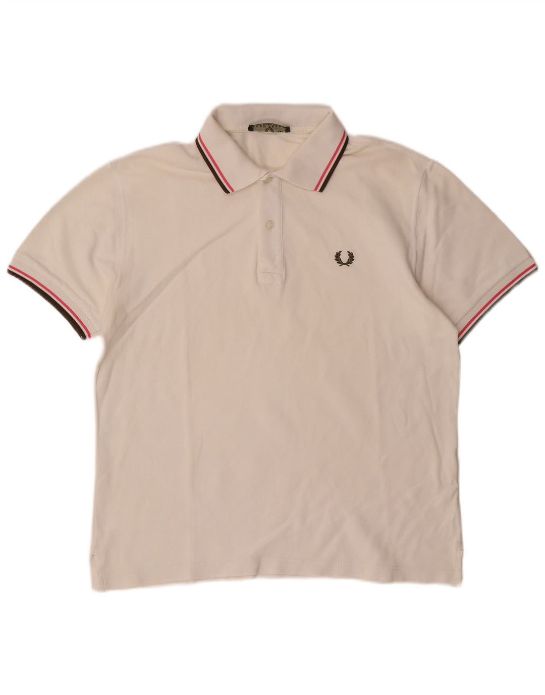 Fred Perry Mens Polo Shirt Medium White