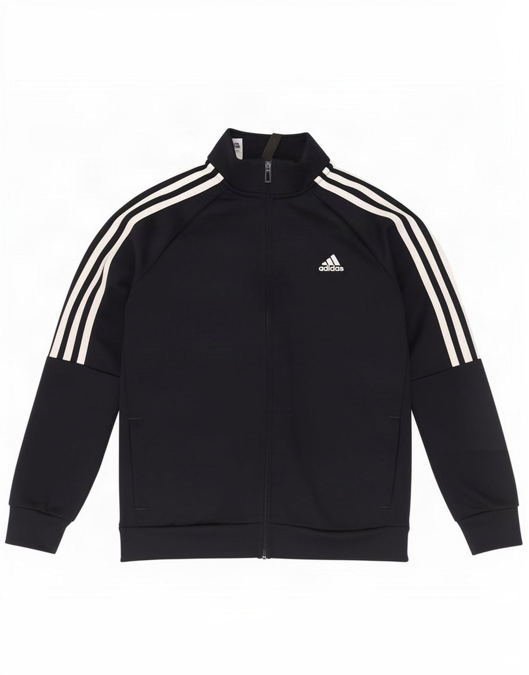 Adidas Boys Aeroready Tracksuit Top Jacket 9-10 Years Black Polyester