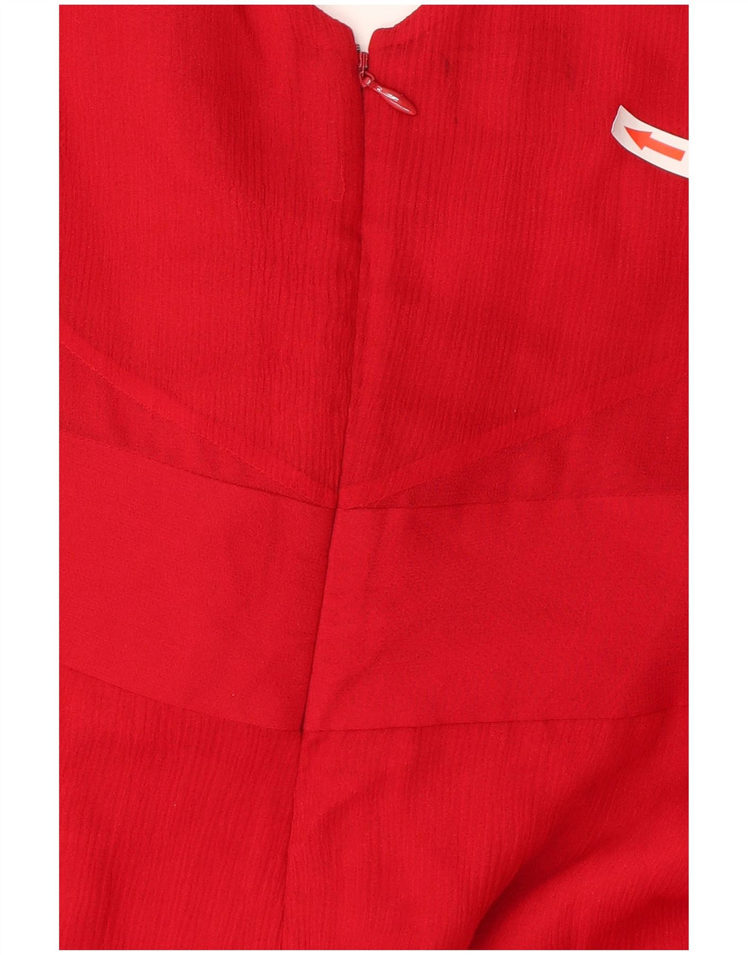 Hobbs Womens Sleeveless Maxi Dress UK 14 Medium Red Silk