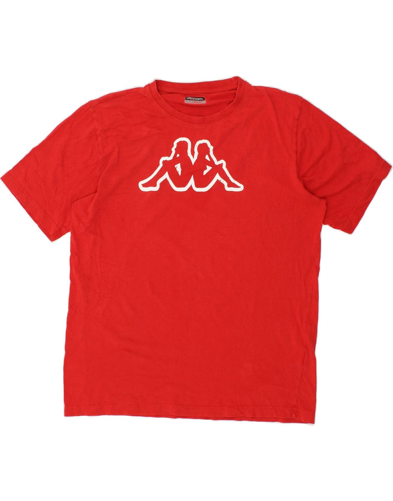 KAPPA Mens Graphic T-Shirt Top XL Red Vintage Kappa and Second-Hand Kappa from Messina Hembry 