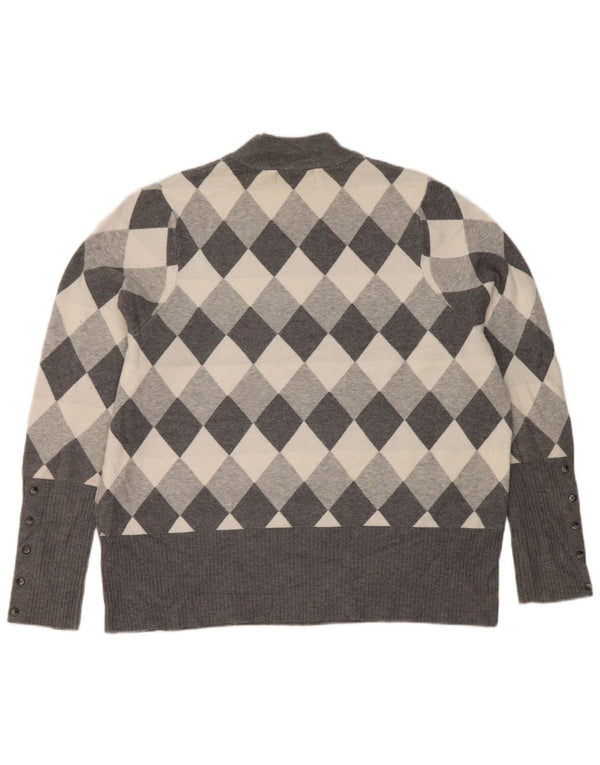 Marks & Spencer Womens Turtle Neck Jumper Sweater UK 22 3XL Grey