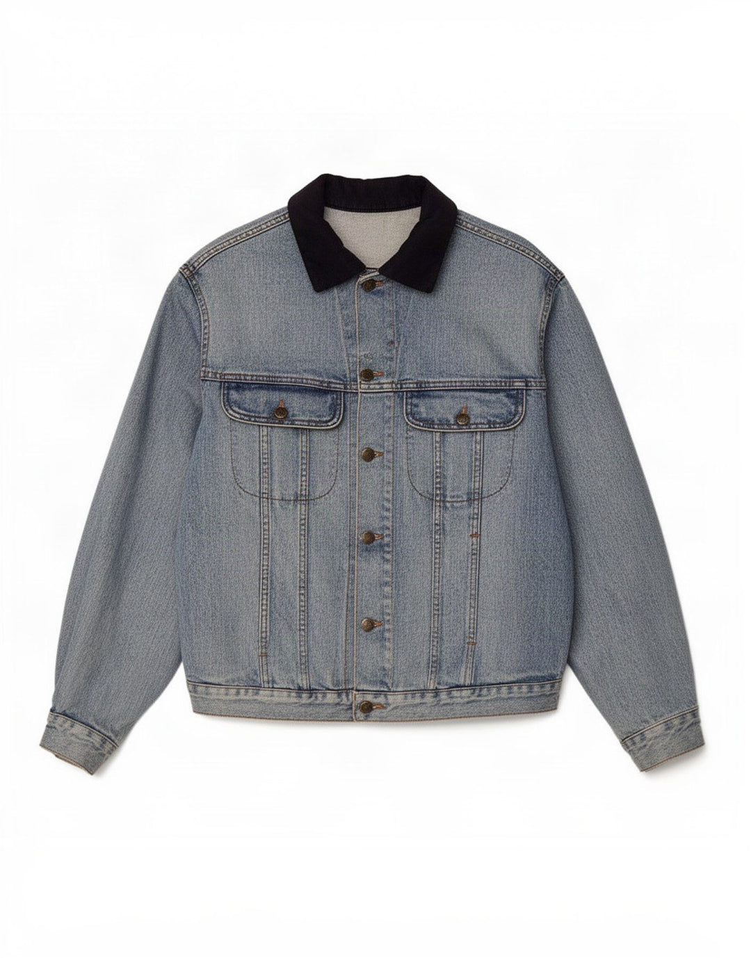 Vintage Mens Denim Jacket UK 42 XL Blue