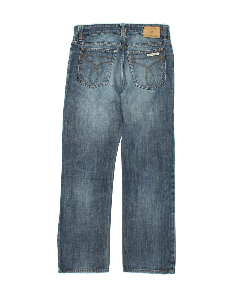 CALVIN KLEIN Mens Straight Jeans W32 L29  Blue Vintage Calvin Klein and Second-Hand Calvin Klein from Messina Hembry 