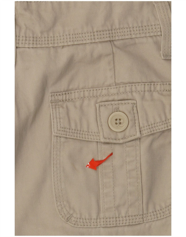 LEE Womens Cargo Shorts US 6 Medium W28 Beige Cotton